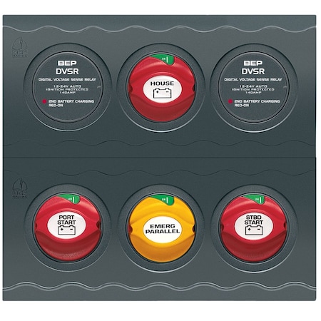 Bep Marine BEP Battery Management Contour Connect Panel f/Twin Engines w/VSR's CC-803N